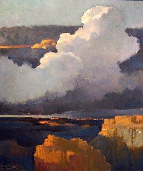 Eric Sloane Painting Title: Clouds Over The Gorge