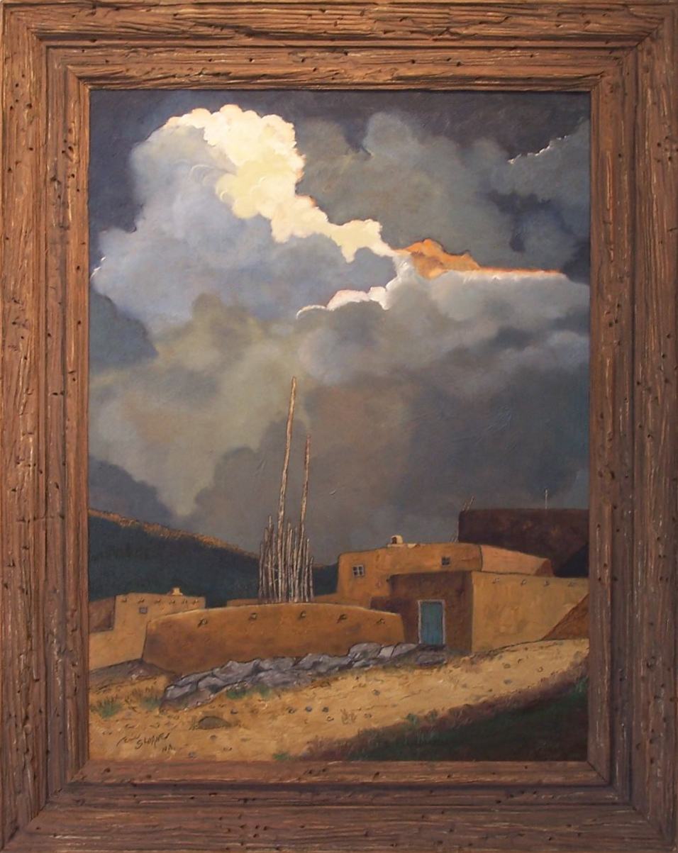 Eric Sloane Painting Title: Evening At The Pueblo