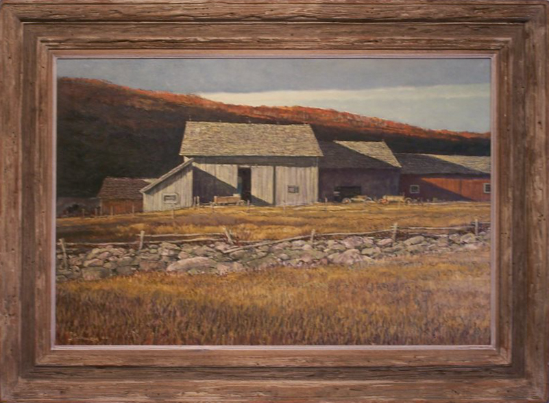 Eric Sloane Painting Title: New England Barn