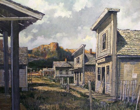 Eric Sloane Painting Title: New Mexico Ghost Town