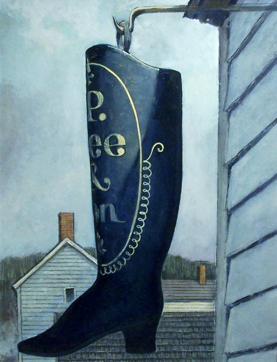 Eric Sloane Painting Title: P. Lee & Sons, 1974