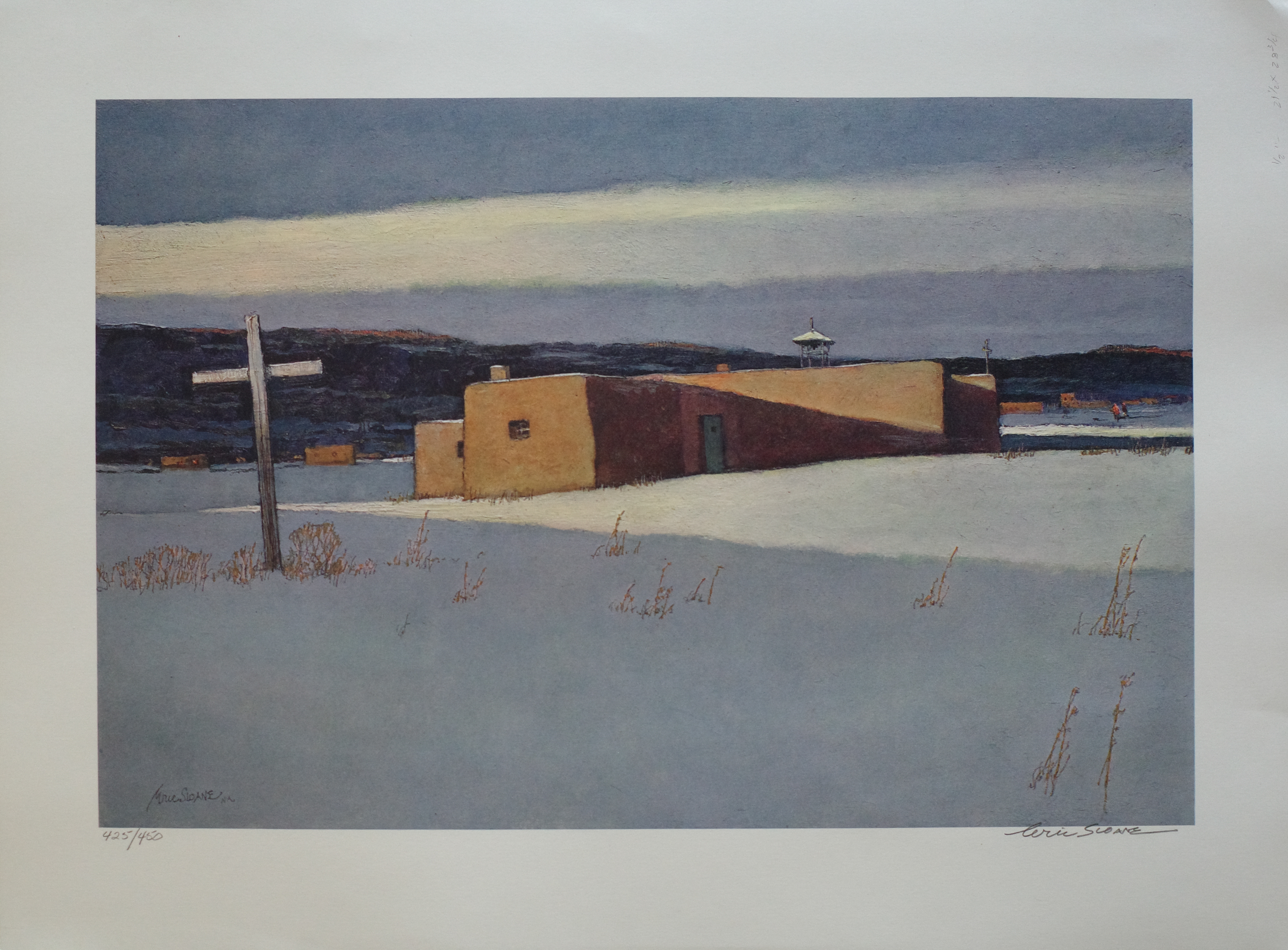 Eric Sloane Painting Title: Taos Morado